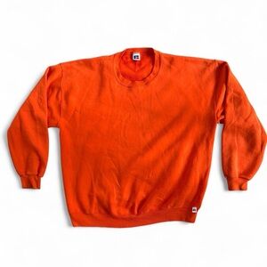 Russell Athletic Vibrant Orange Crewneck Sweater